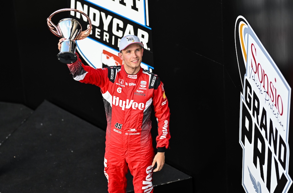 Lundgaard bliver 3’er i Indianapolis
(Foto: James Black)